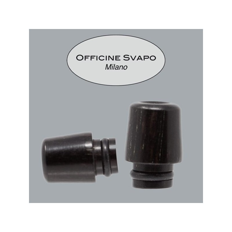 Officine Svapo Drip Tip Argo in legno ebano