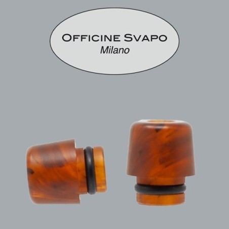 Officine Svapo Drip Tip Argo in metacrilato tartaruga