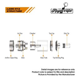 LAMO RTA Koguovape Atomizzatore Rigenerabile MTL/DL (originale)