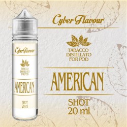 Cyber Flavour American - Tabacco organico for pod - Vape Shot 20ml