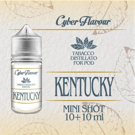 Cyber Flavour Kentucky - Tabacco organico for pod - Minishot 10+10