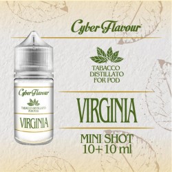 Cyber Flavour Virginia - Tabacco organico for pod - Mini Shot 10+10