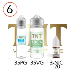 TNT Vape Kit Base Neutra 50/50 - 100ml Nic. 6mg/ml