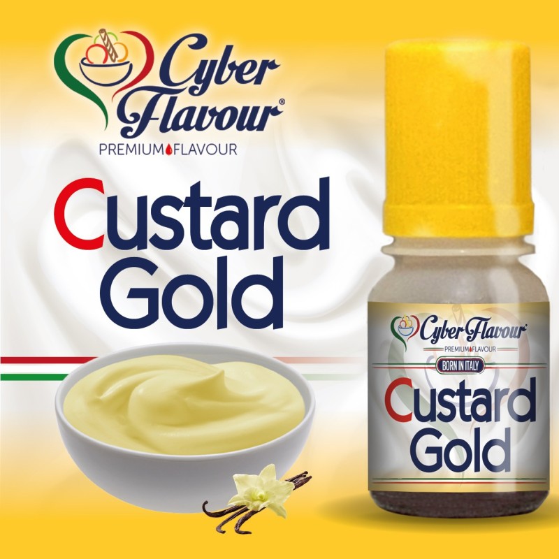 Cyber Flavour Custard Gold  - 10ml