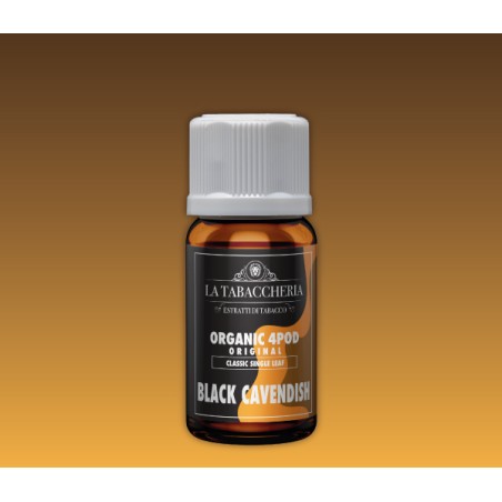 La Tabaccheria Aroma Black Cavendish - Linea Organic 4 Pod - 10 ml