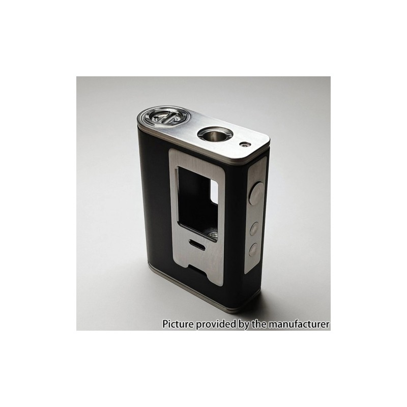 Golden Boy Style AIO 18650 Box Mod - Black + Silver