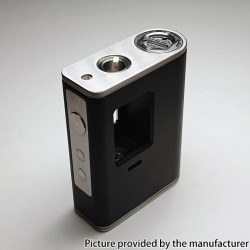 Golden Boy Style AIO 18650 Box Mod - Black + Silver