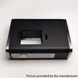 Golden Boy Style AIO 18650 Box Mod - Black + Silver