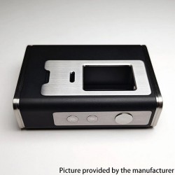 Golden Boy Style AIO 18650 Box Mod - Black + Silver