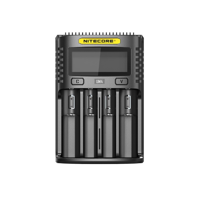 Nitecore caricabatteria UM4 - 4 slot - nero