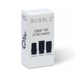 Vaporart Drip Tip per Bubble - 3pz