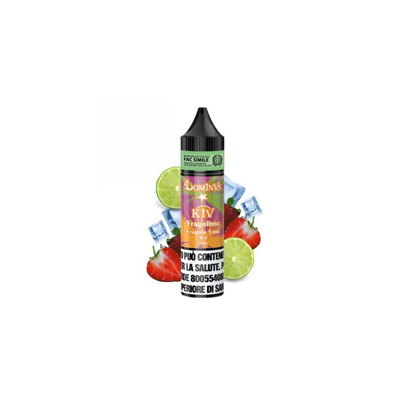 Iron Vaper - Dominus -  KIV Fragolime - Mix and Vape 10 +10ml