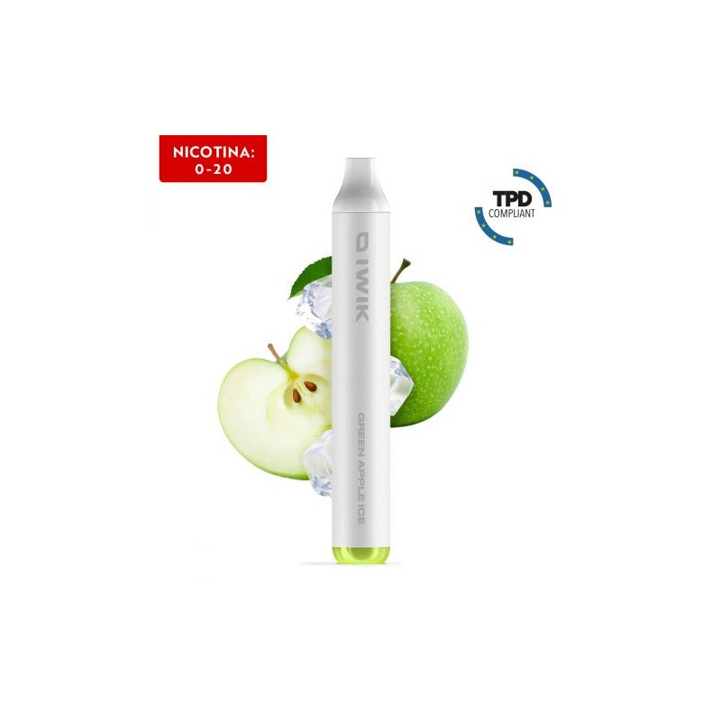 Iwik - Green Apple Ice - Usa e Getta