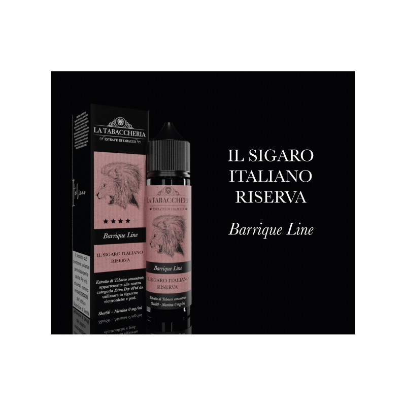La Tabaccheria - Barrique Line - Il Sigaro Italiano Riserva - 4Pod - Mix and Vape 20ml