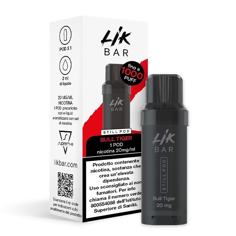 Likbar Still Pod Precaricata - Bull Tiger - 20mg/ml