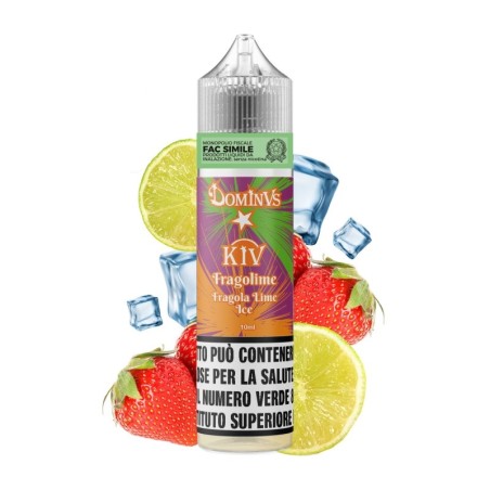 Iron Vaper - Dominus KIV Fragolime - Mix And Vape 10+50ml