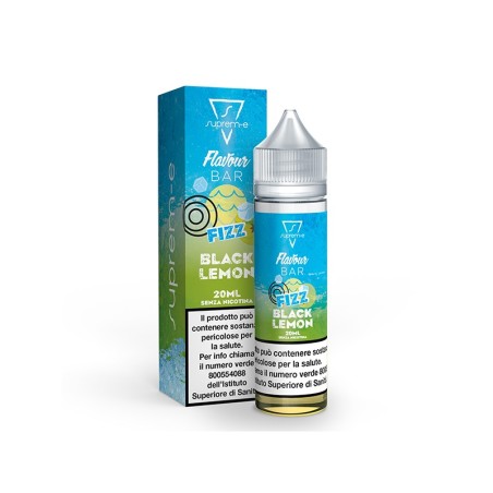 Suprem-e Flavour Bar Fizz Black Lemon - Mix and Vape - 20ml