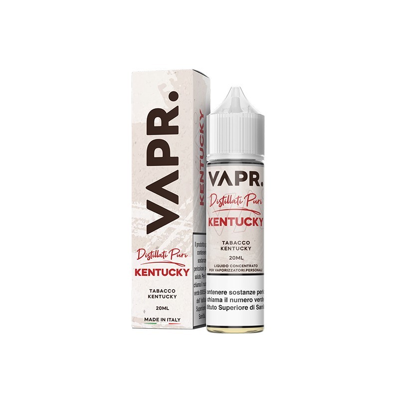 VAPR. Tabacco Kentucky - Distillati Puri - Vape Shot 20ml