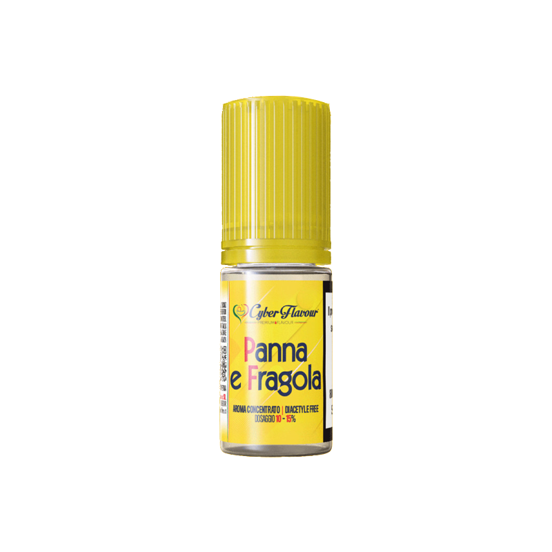 Cyber Flavour Aroma Panna e Fragola - 10ml