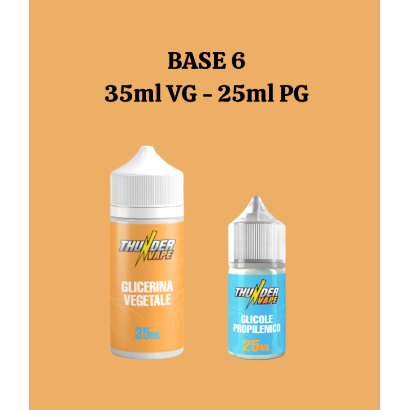 Soluzione 6 Thunder Vape 50/50
