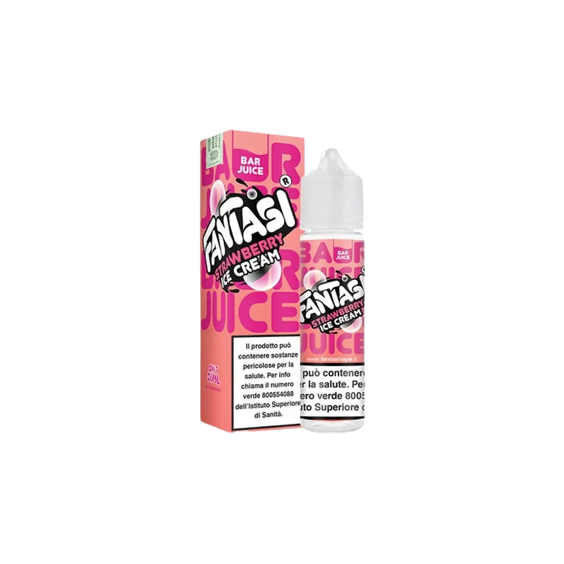 Fantasi Vape - Bar Juice - Strawberry Ice Cream - Mix And Vape 20ml