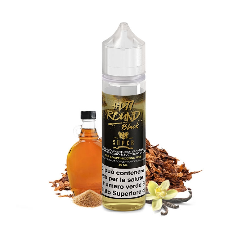 Super Flavor Round Black by D77 - Mix and Vape - 30ml