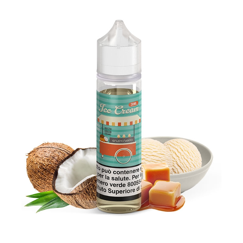 EnjoySvapo Cocco Caramel Ice Cream - Mix and Vape - 30ml