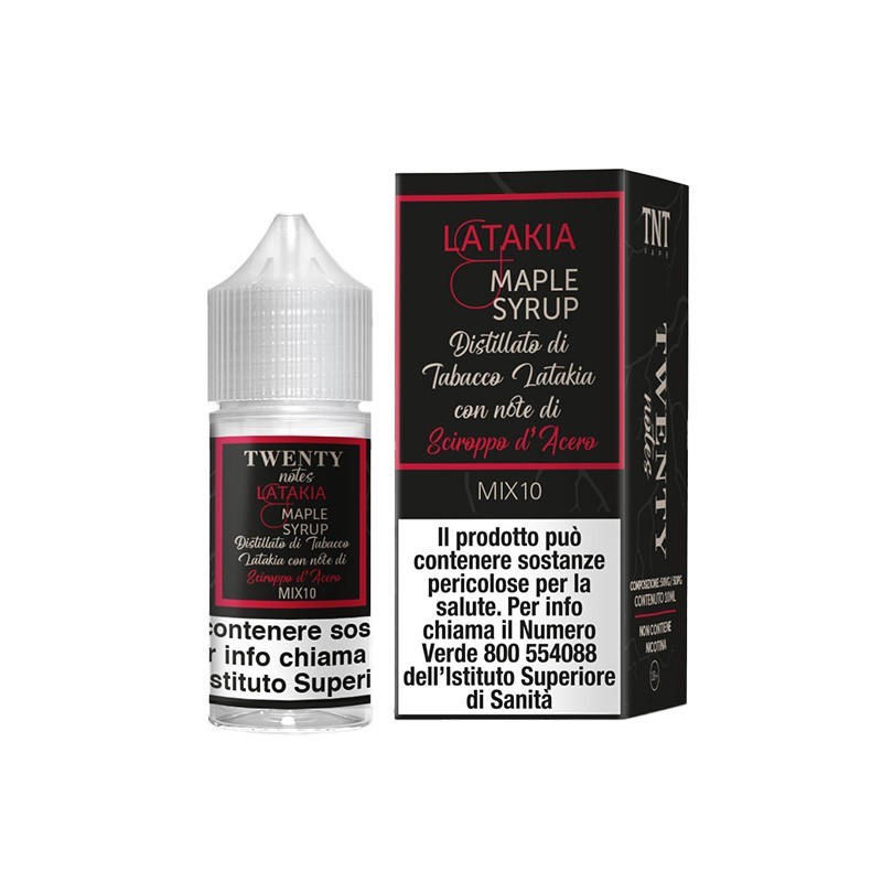 TNT Vape Twenty Notes Latakia Maple Syrup - Mini mix 10+10