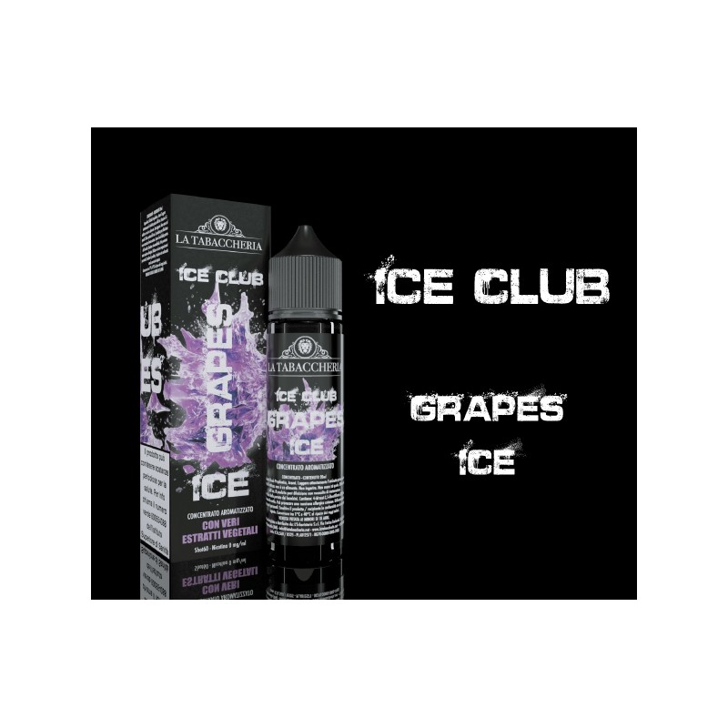 La Tabaccheria - Linea Ice Club - Grapes Ice  - Mix and vape 20ml