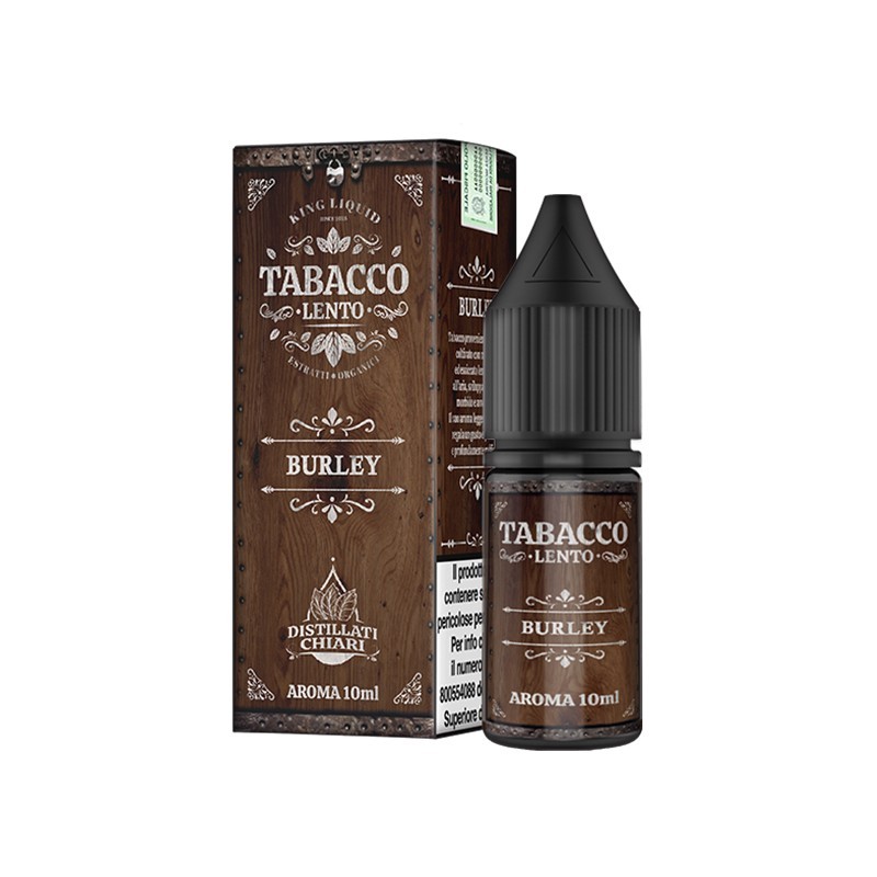 King Liquid - Tabacco Lento - Aroma Burley - 10ml