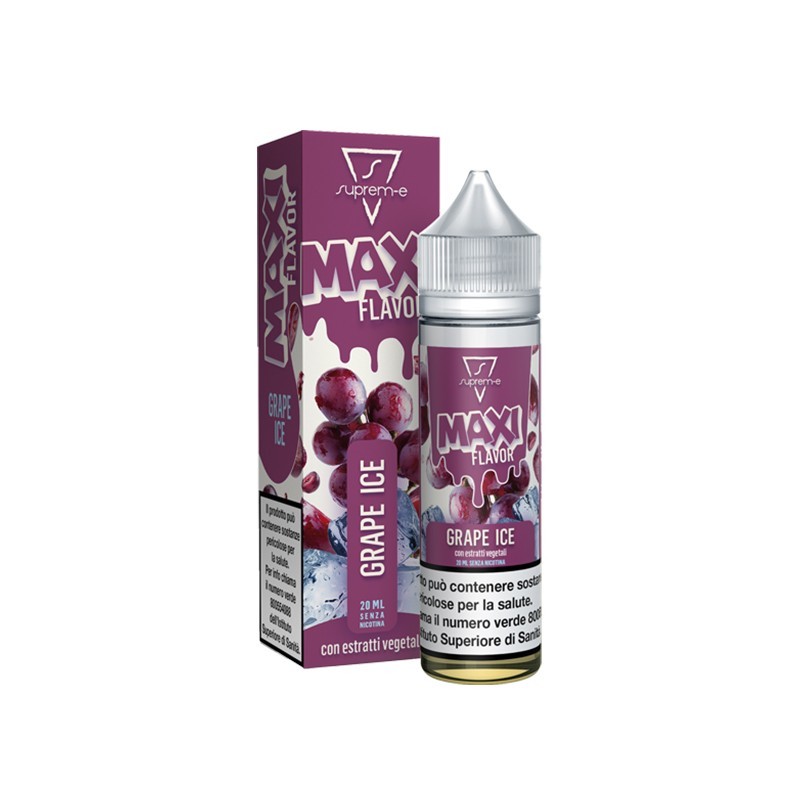 Suprem-e - Maxi Flavor - Grape Ice - Mix and Vape - 20ml