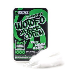 Wotofo Profile cotone organico 6mm - 10pz